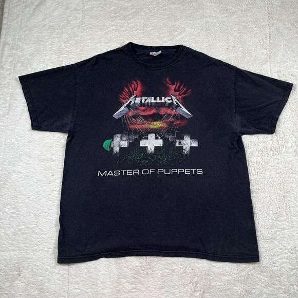 METALLICA Master of Puppets Vintage '07 T Tee Shirt Slayer Thrash Metal LP - Picture 1 of 6